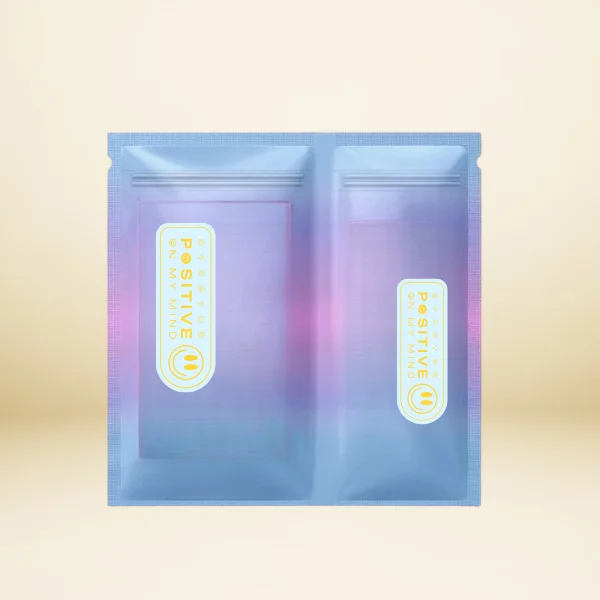Dual Compartment Custom Mylar Bags  5 x 6  - (1/4 oz)